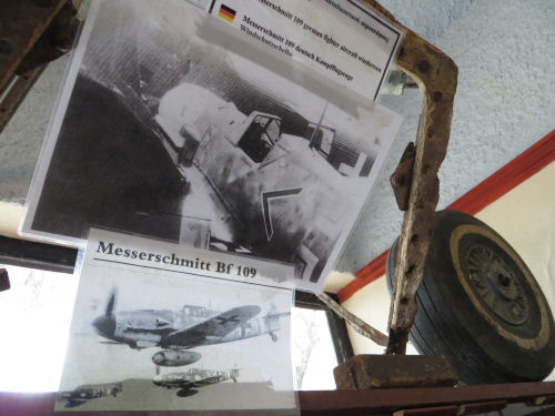 Pilotenkanzel am Messerschmitt Wrack Kreta
