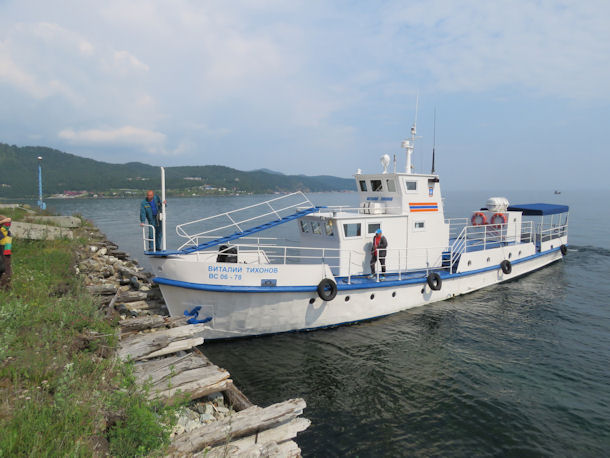 Bootsausflug vor Port Baikal